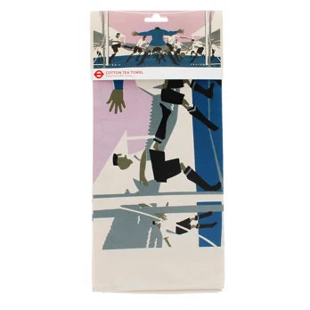 Rex Cotton tea towel - TfL Vintage Poster "Cup Final"
