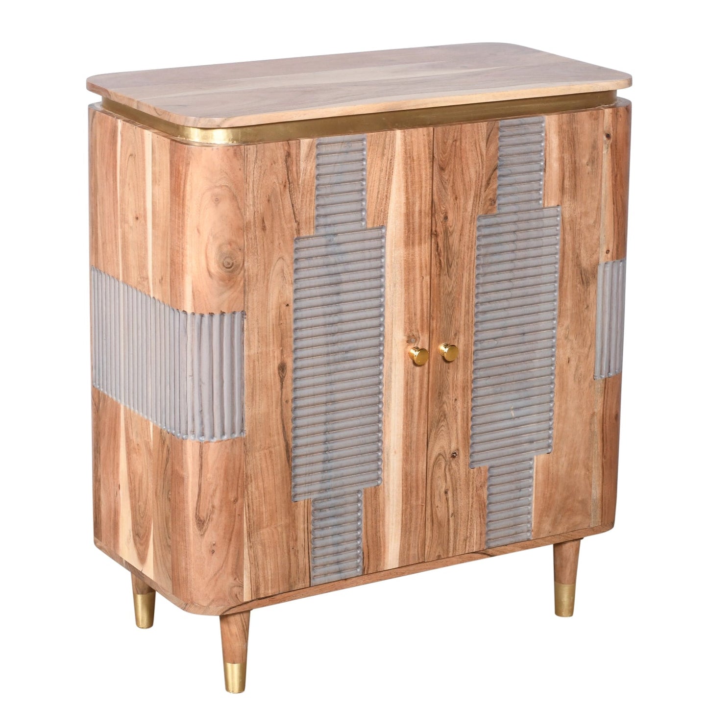 Berkley Acacia Wood 2 Doors Sideboard