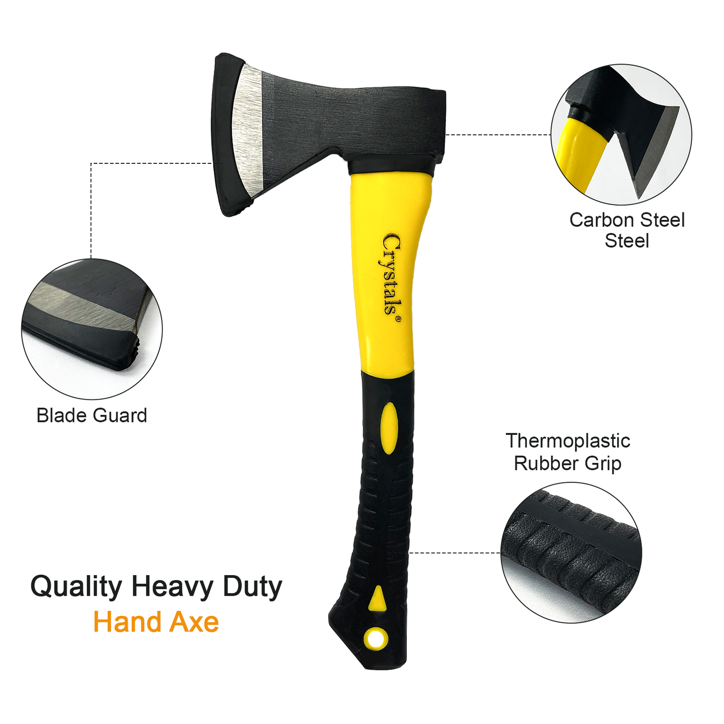 14" Small Hand Axe Wood Chopping Tool