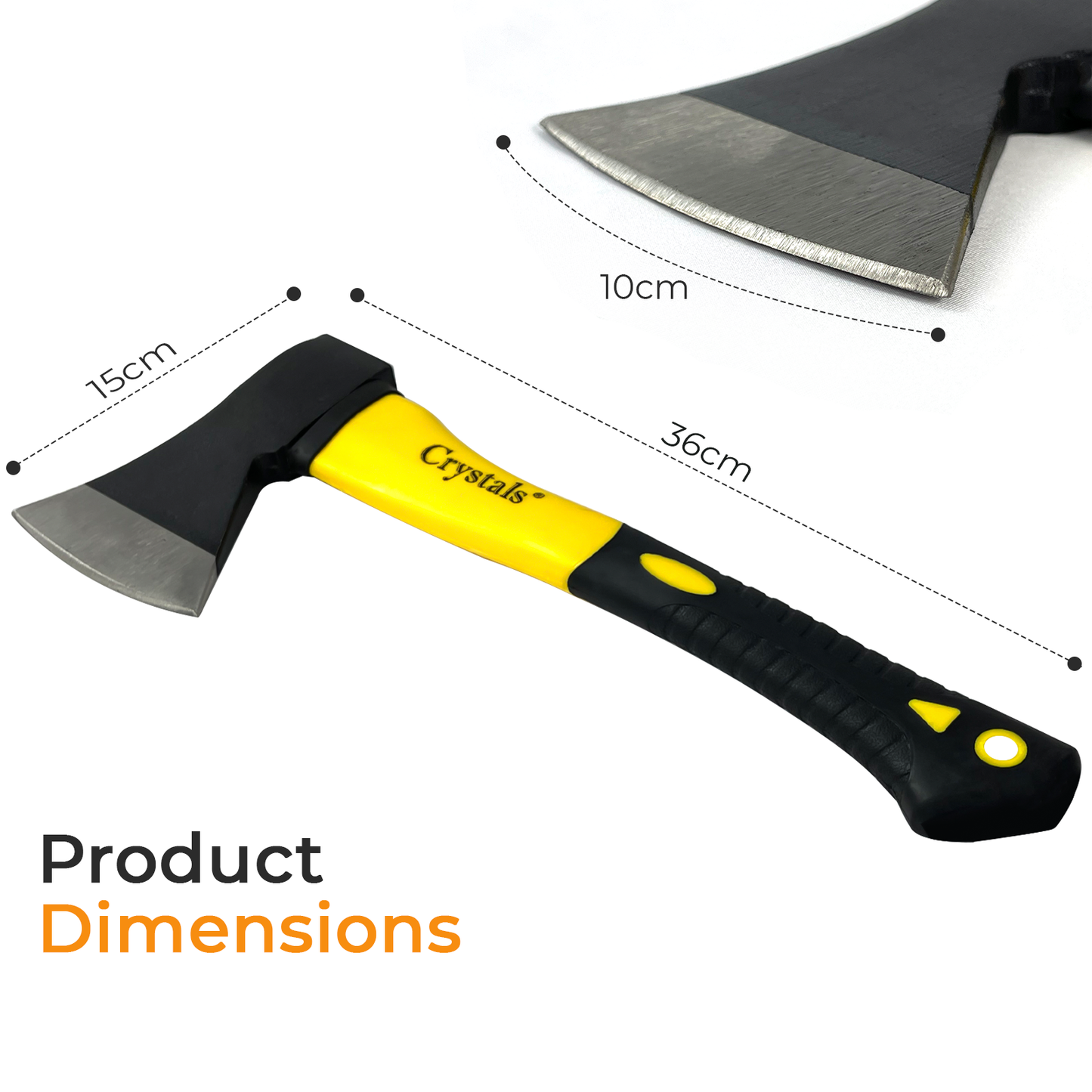 14" Small Hand Axe Wood Chopping Tool