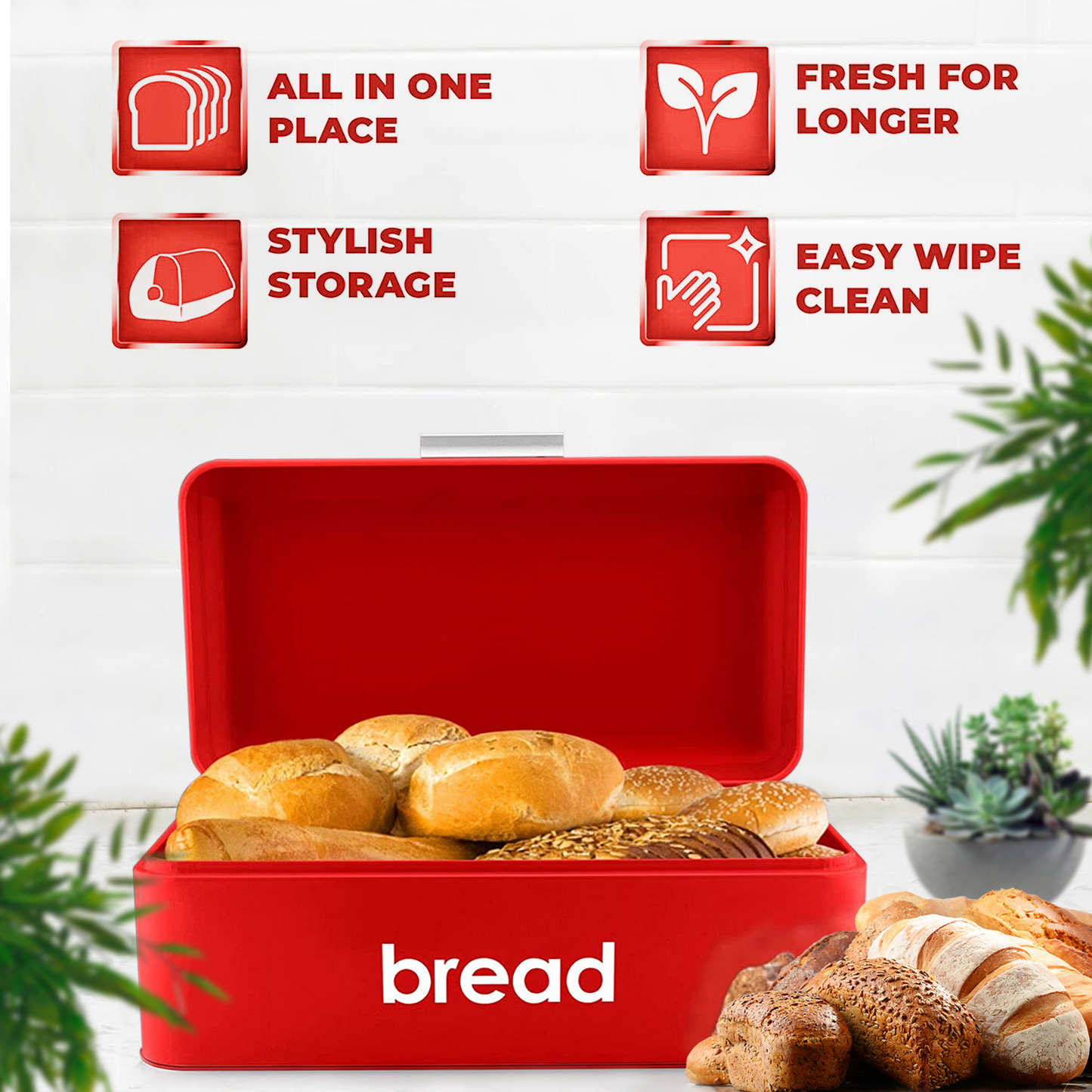 Rectangular Bread Bin