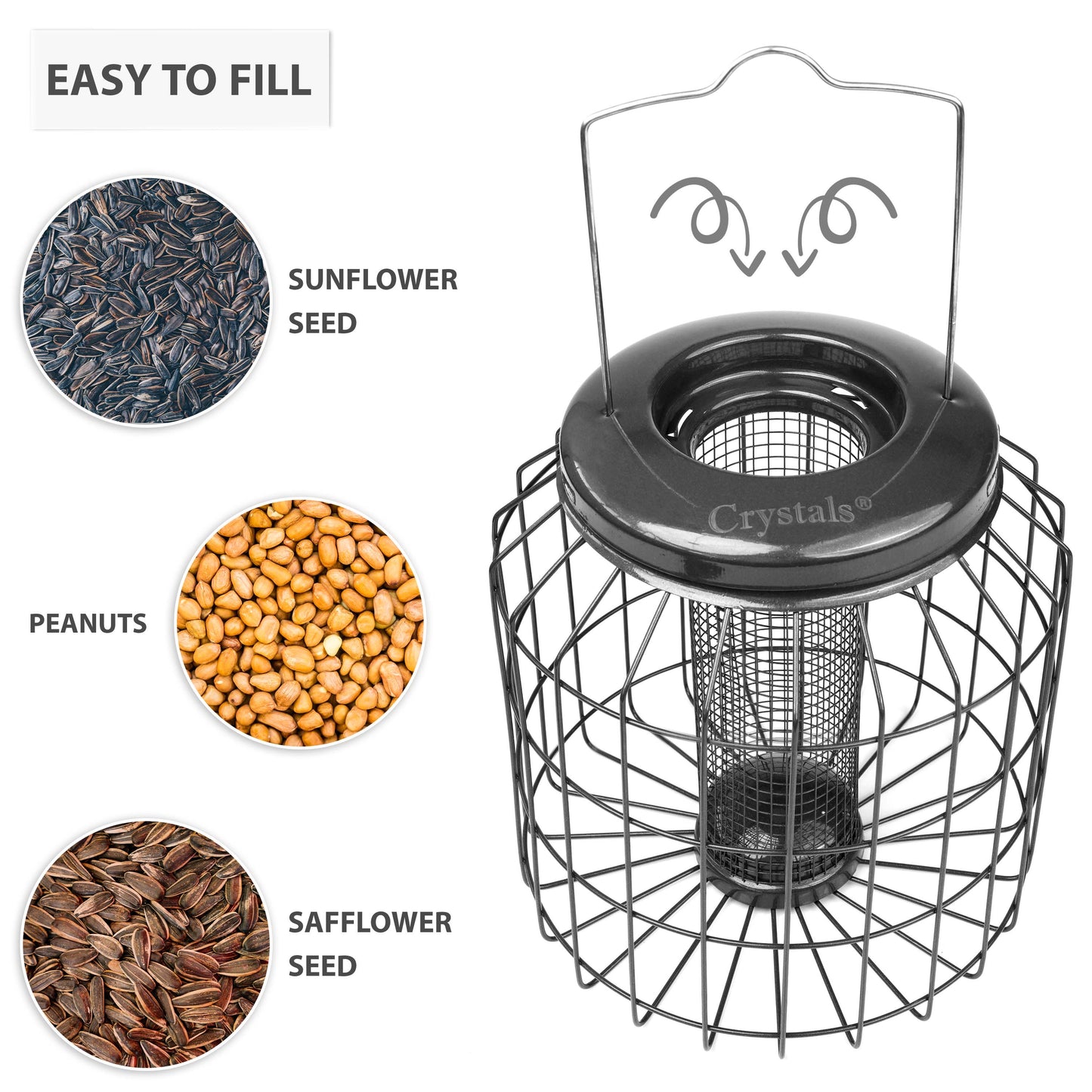 Squirrel Proof Hanging Bird Feeder
