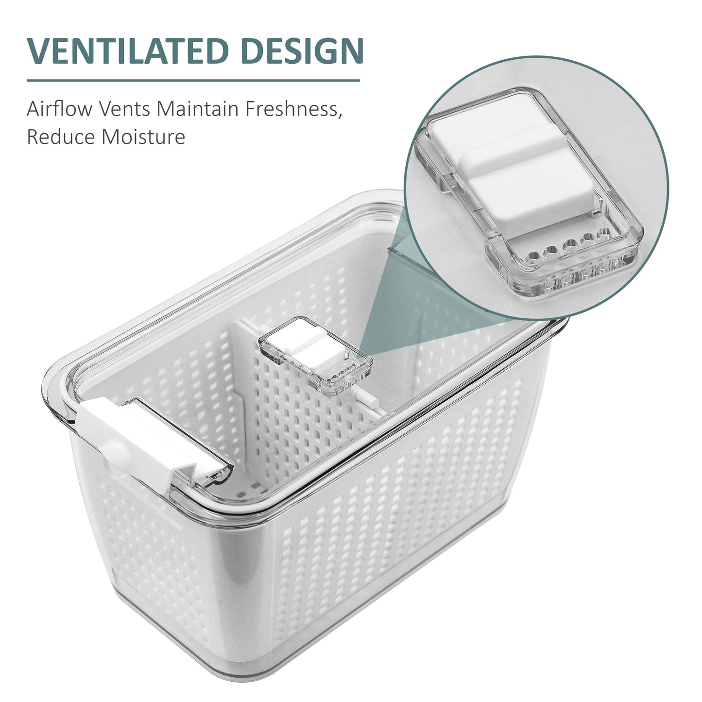 Fruit Vegetable Fridge Organiser Storage Box