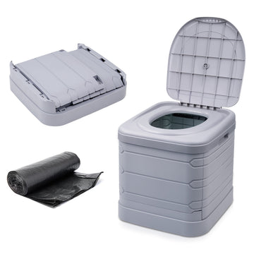 24L Portable Folding Camping Toilet