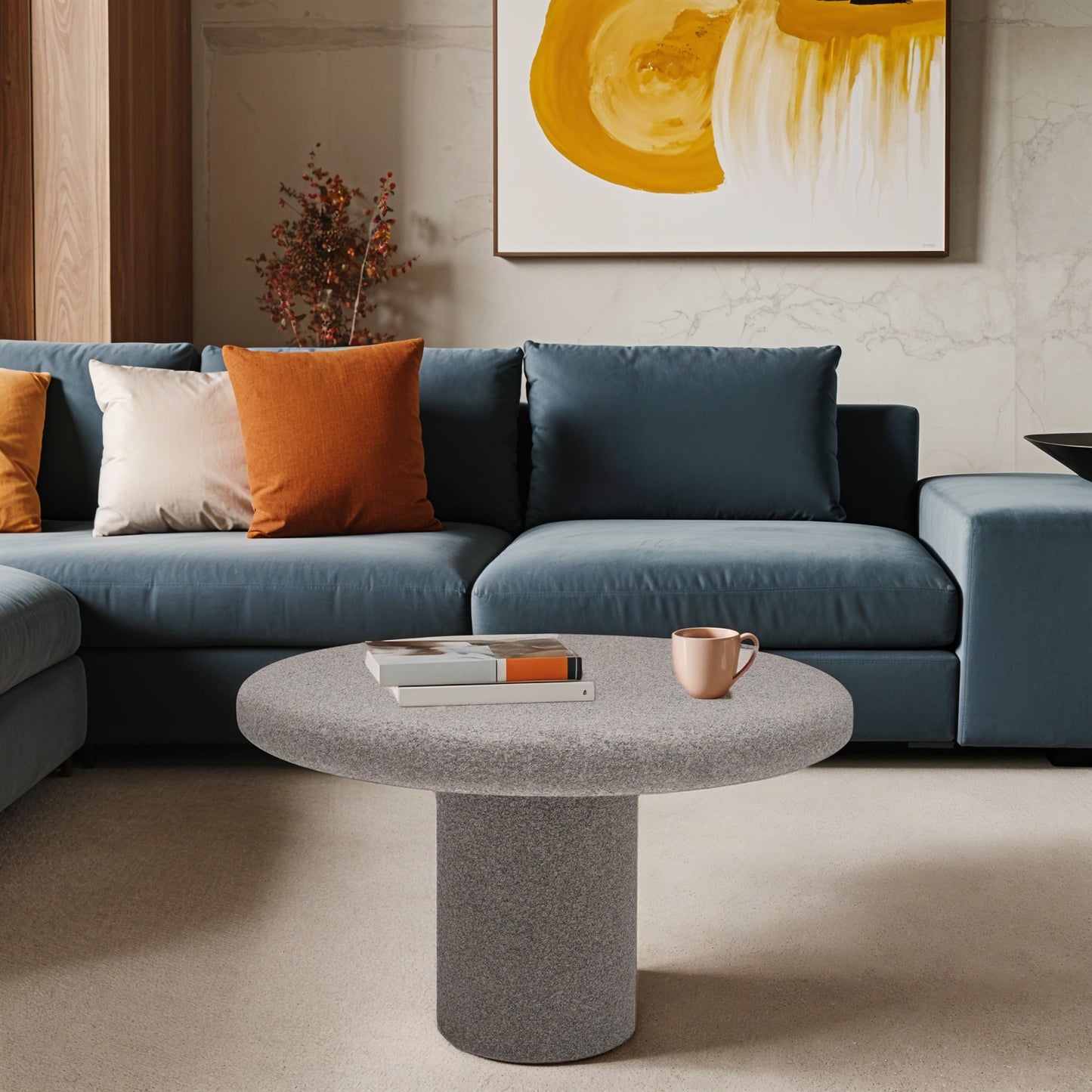 Udaipur Round Low Coffee Table