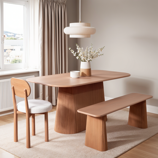 Jodhpur Solid Wood 6-8 Seater Dining Table