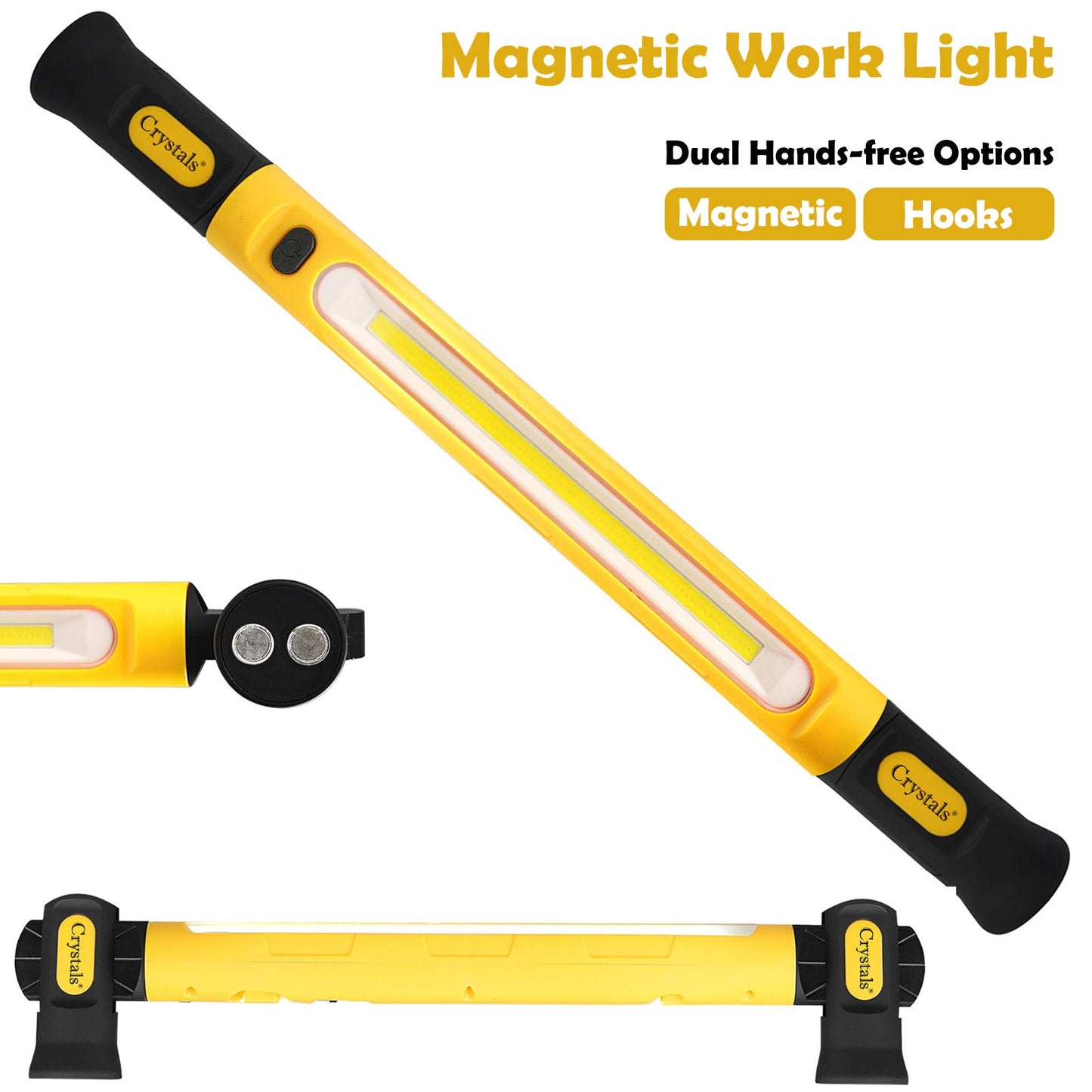 Rechargeable LED Work Light Torch with Magnet