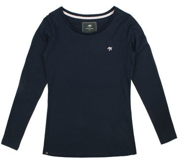 Ladies Long Sleeved T-Shirt - navy