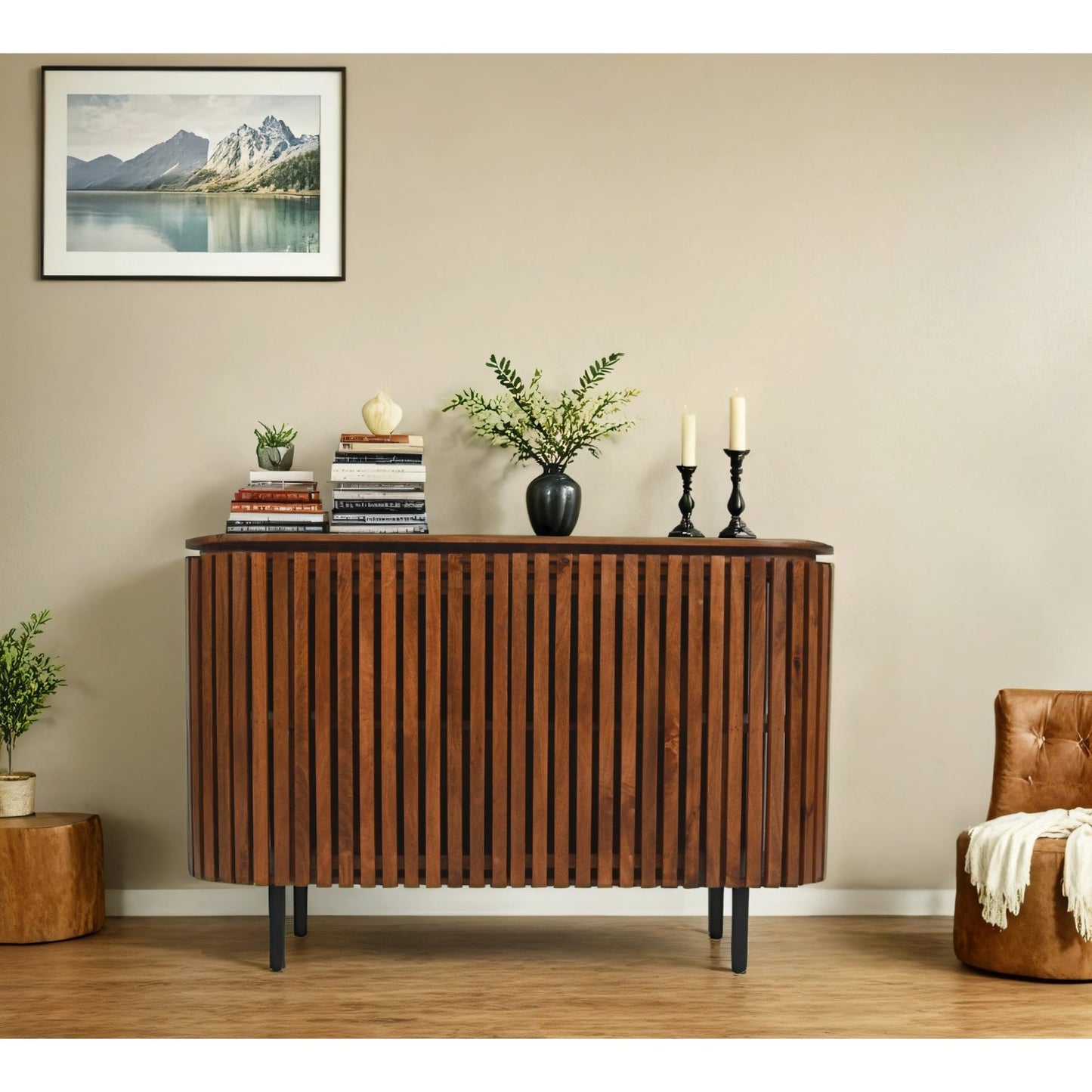 Compton Mango Wood 2 Doors Sideboard