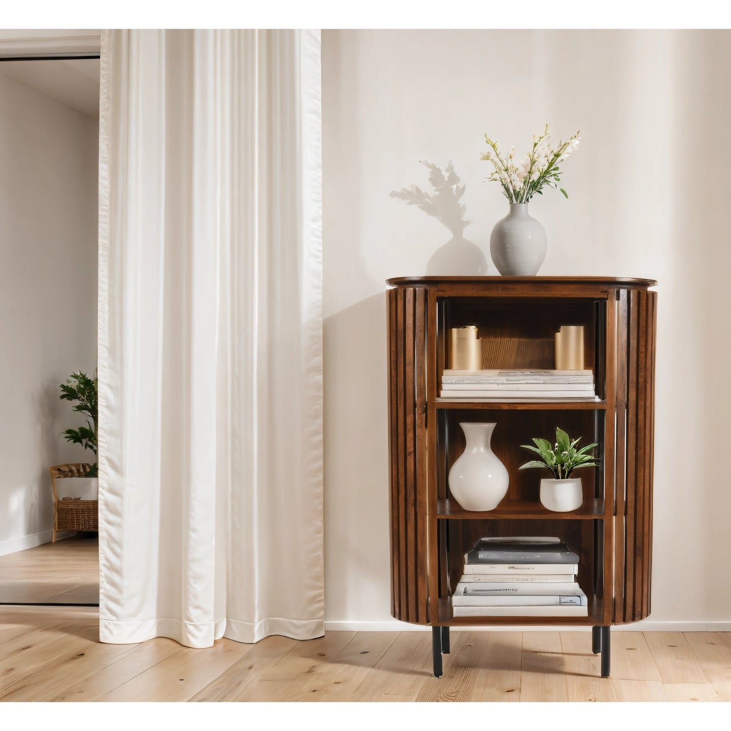 Compton Mango Wood Bookcase