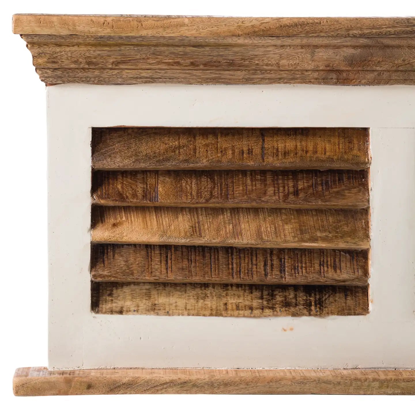 Bianco Solid Mango Wood White Hanging Unit