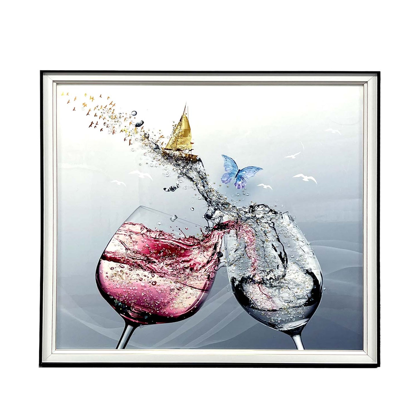 The Art of Enjoyment Canvas Painting - 80x80cm