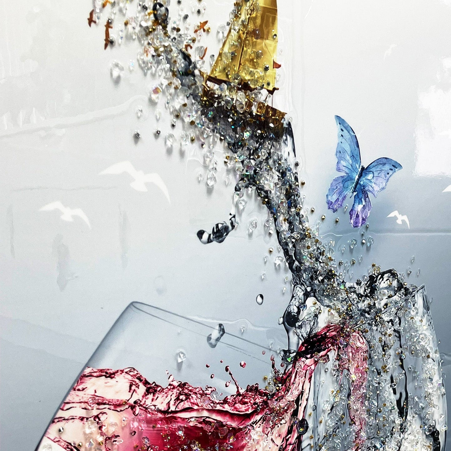 The Art of Enjoyment Canvas Painting - 80x80cm