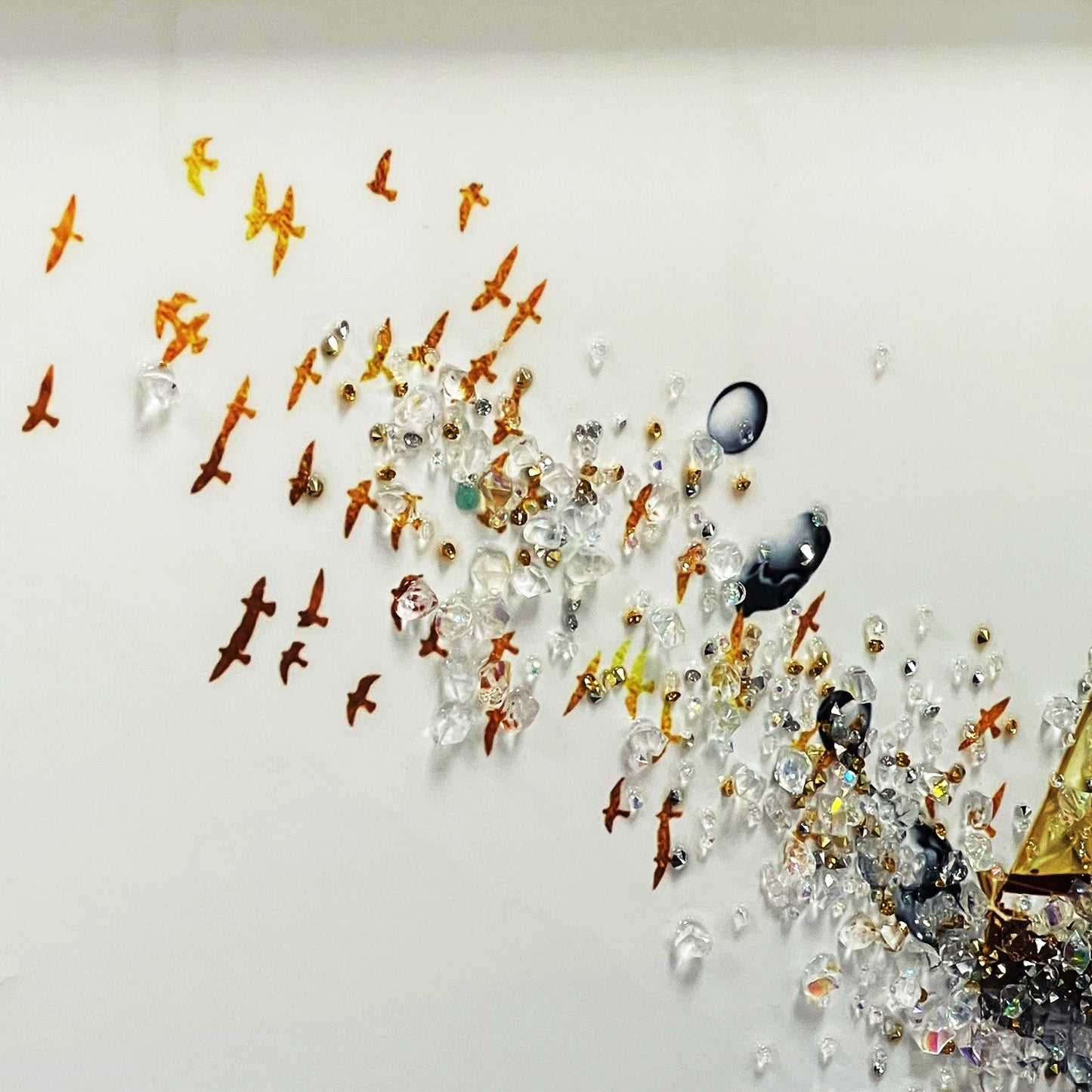 The Art of Enjoyment Canvas Painting - 80x80cm