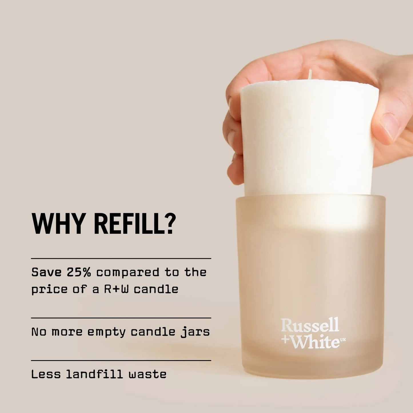 Red Lake Scented Candle Refill