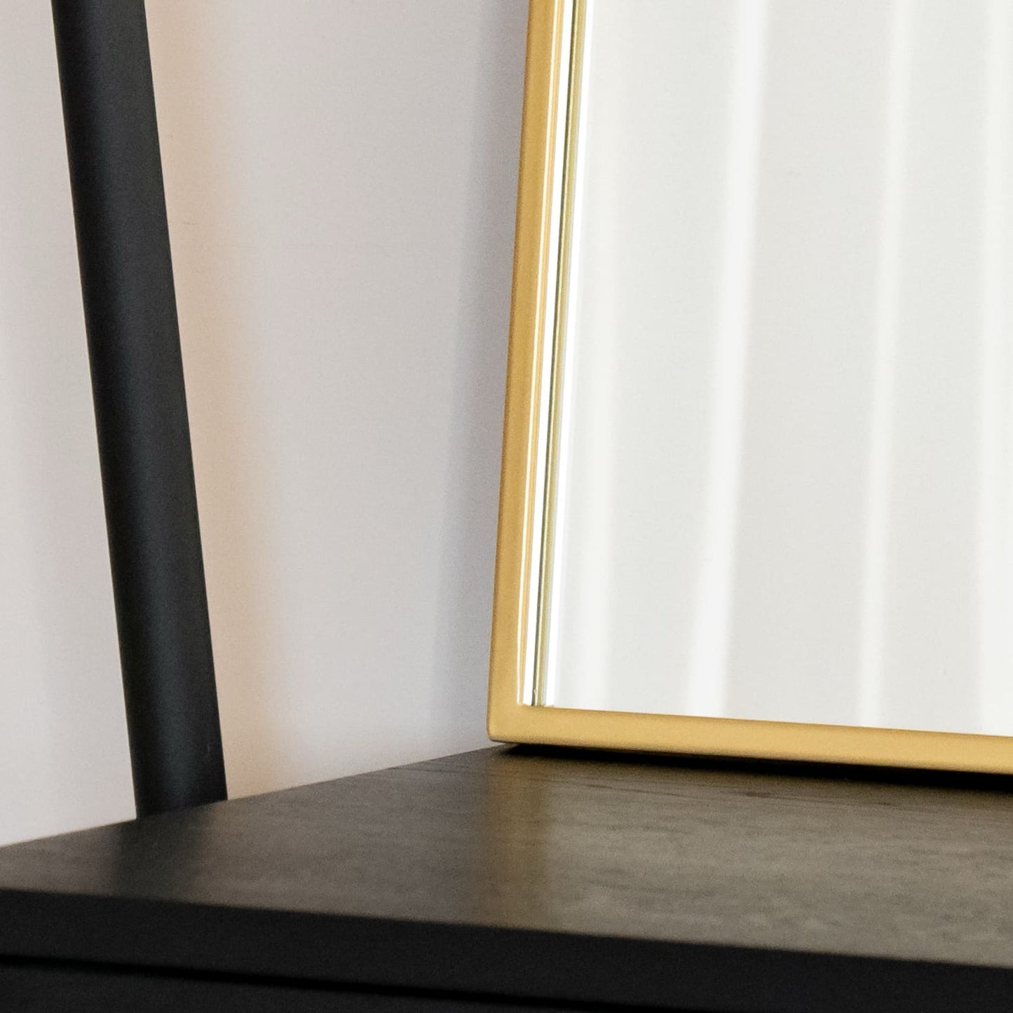 Akiko - Gold Metal Arched Mirror - 95cm x 120cm