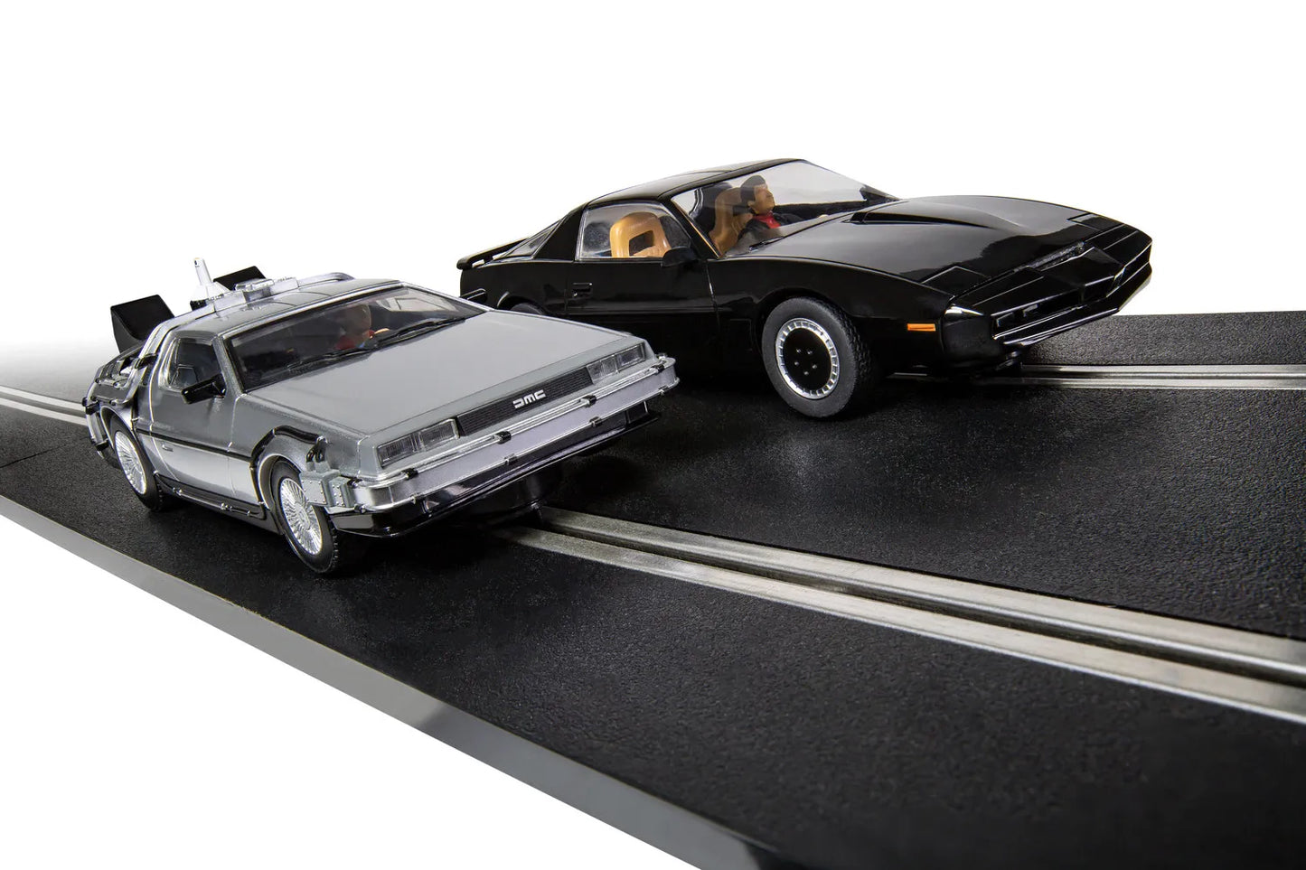 Scalextric C1431M Back to the Future vs Knight Rider Car Race Set