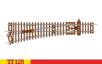Hornby TT:120 TT8008 Left Hand Point