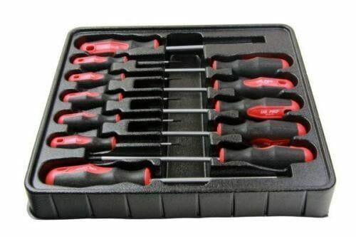 US PRO Tools 12pc Tamper Proof Torx Screwdriver Set T6 - T45 1545