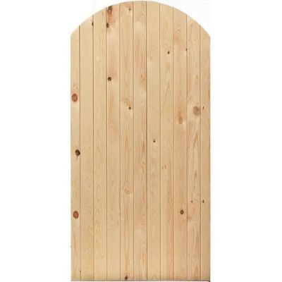 Oxford Arched Un Finished Softwood Gate - 1829mm x 915mm