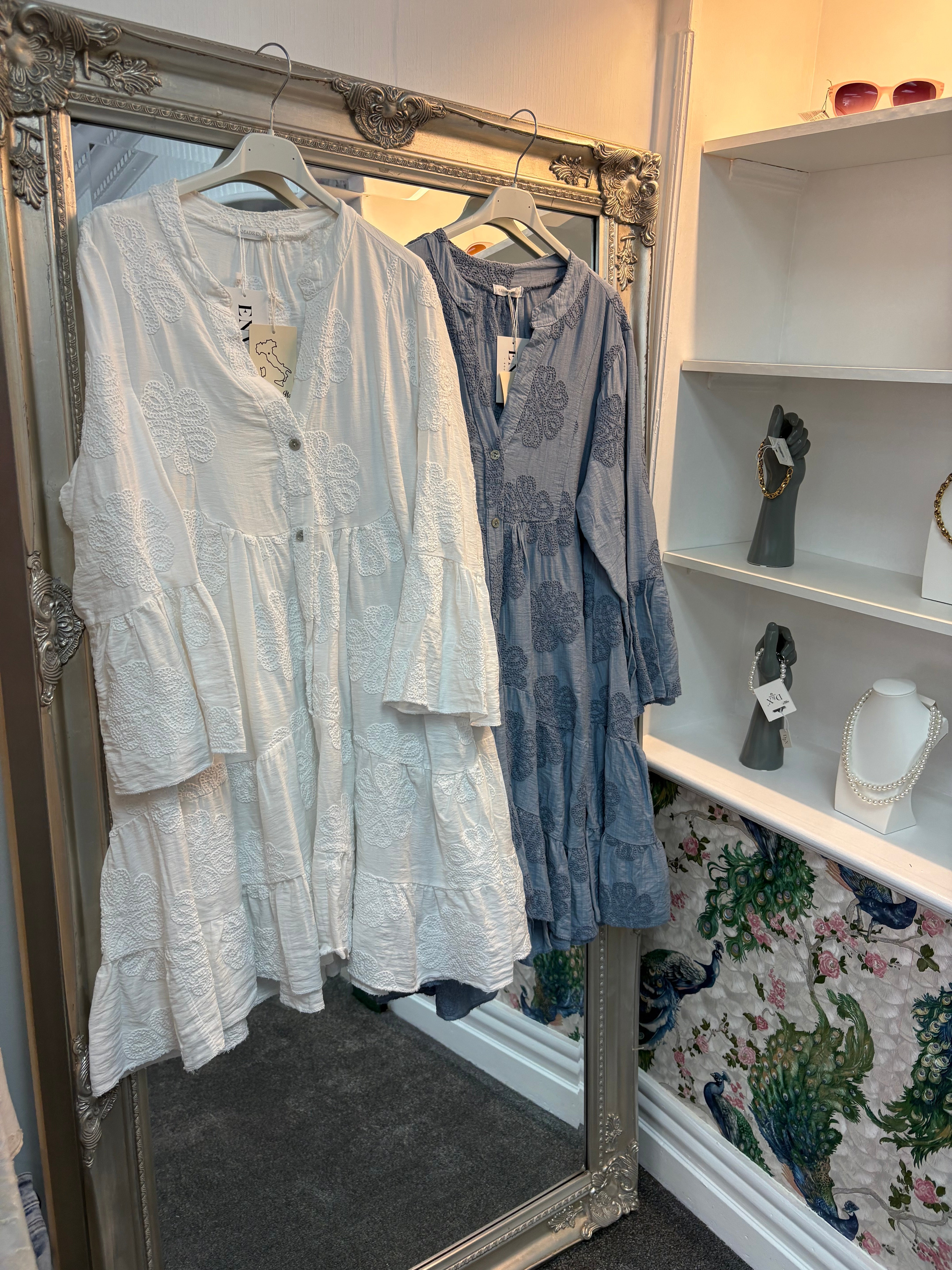 Cotton Floral Dress | One Size 8–18 | 100% Cotton