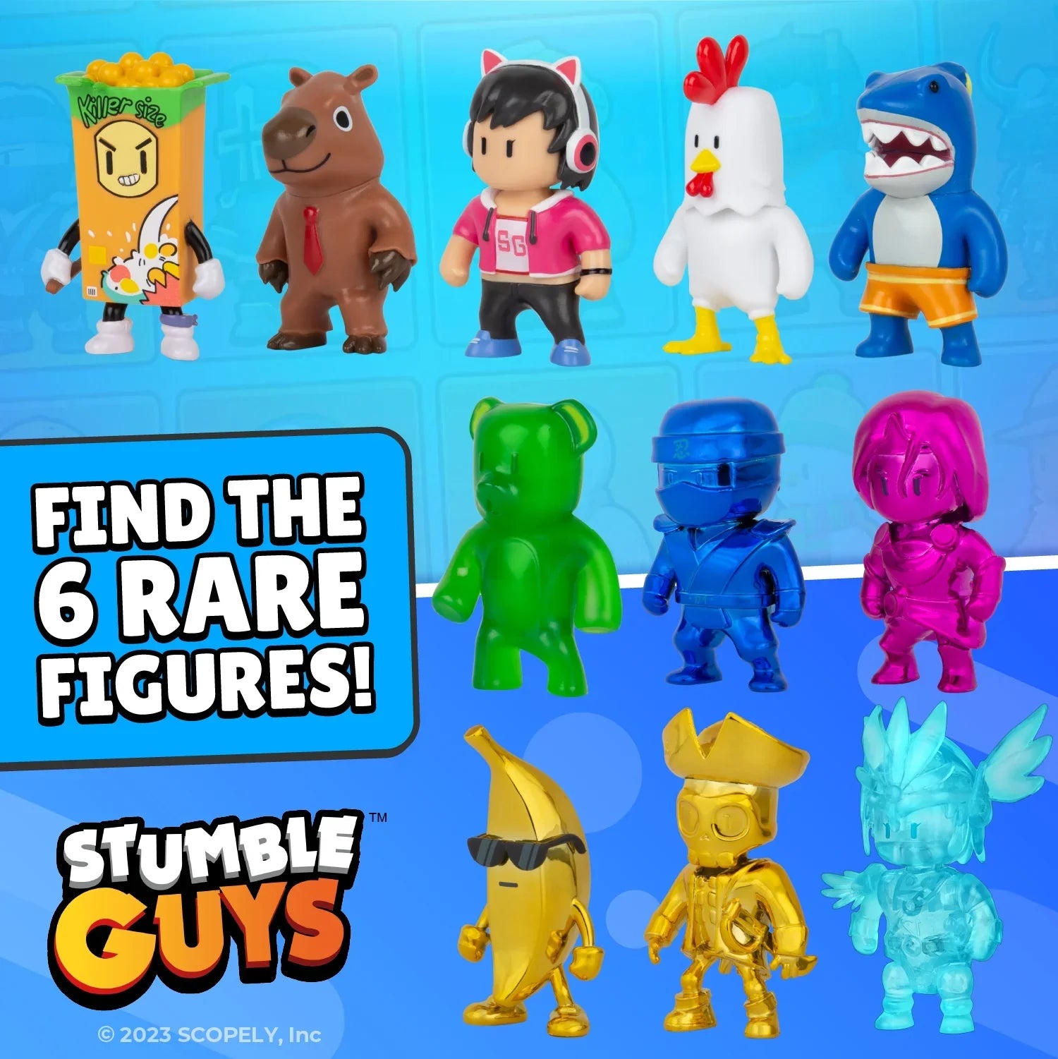 Stumble Guys Collectible Figure in Blind Foil Bag