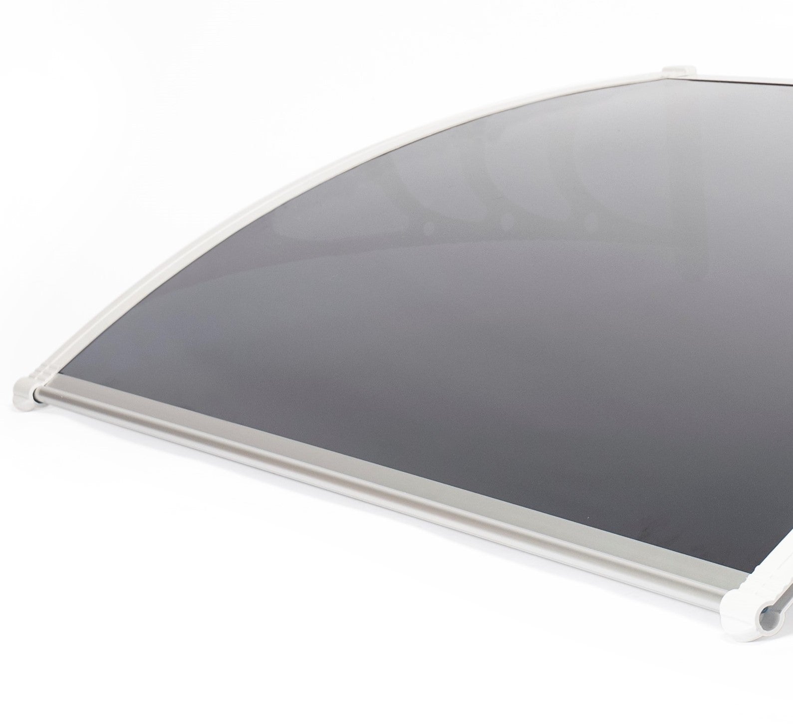 Easy Fit Tinted Door Canopy – UV-Stabilised, Weather-Resistant & Durable | 1.2m Wide | White & Black Colors