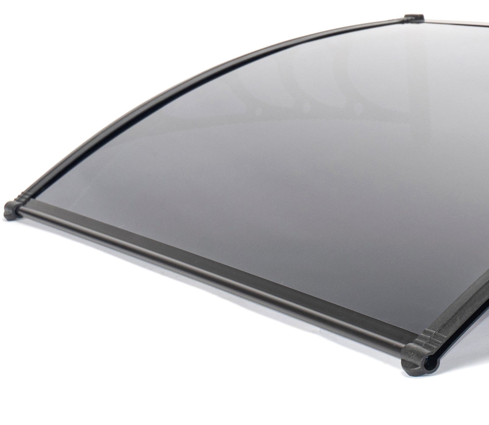 Easy Fit Tinted Door Canopy – UV-Stabilised, Weather-Resistant & Durable | 1.2m Wide | White & Black Colors