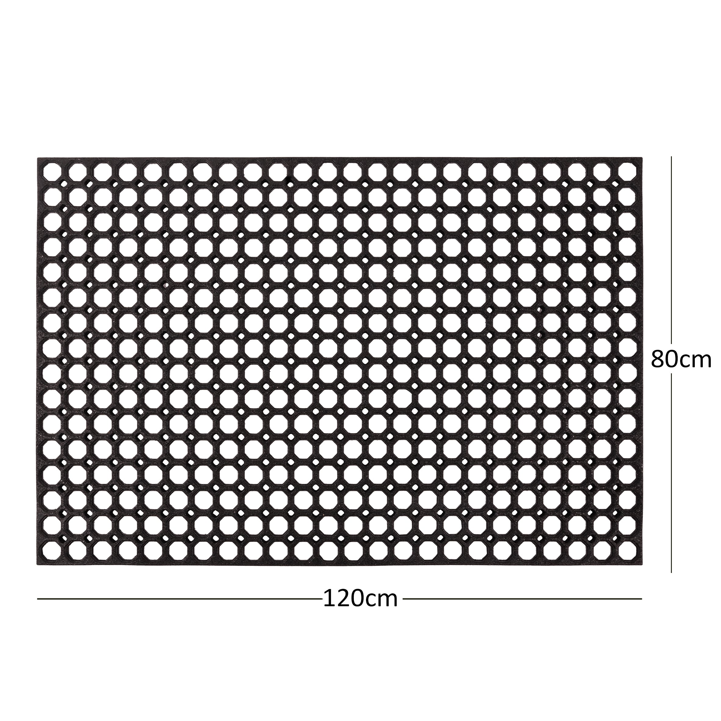 Heavy Duty Non Slip Rubber Ring Entrance Doormat