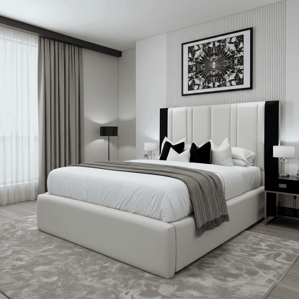 Verona Elegance Bed Frame – Luxury Upholstered Bed for Modern Bedrooms