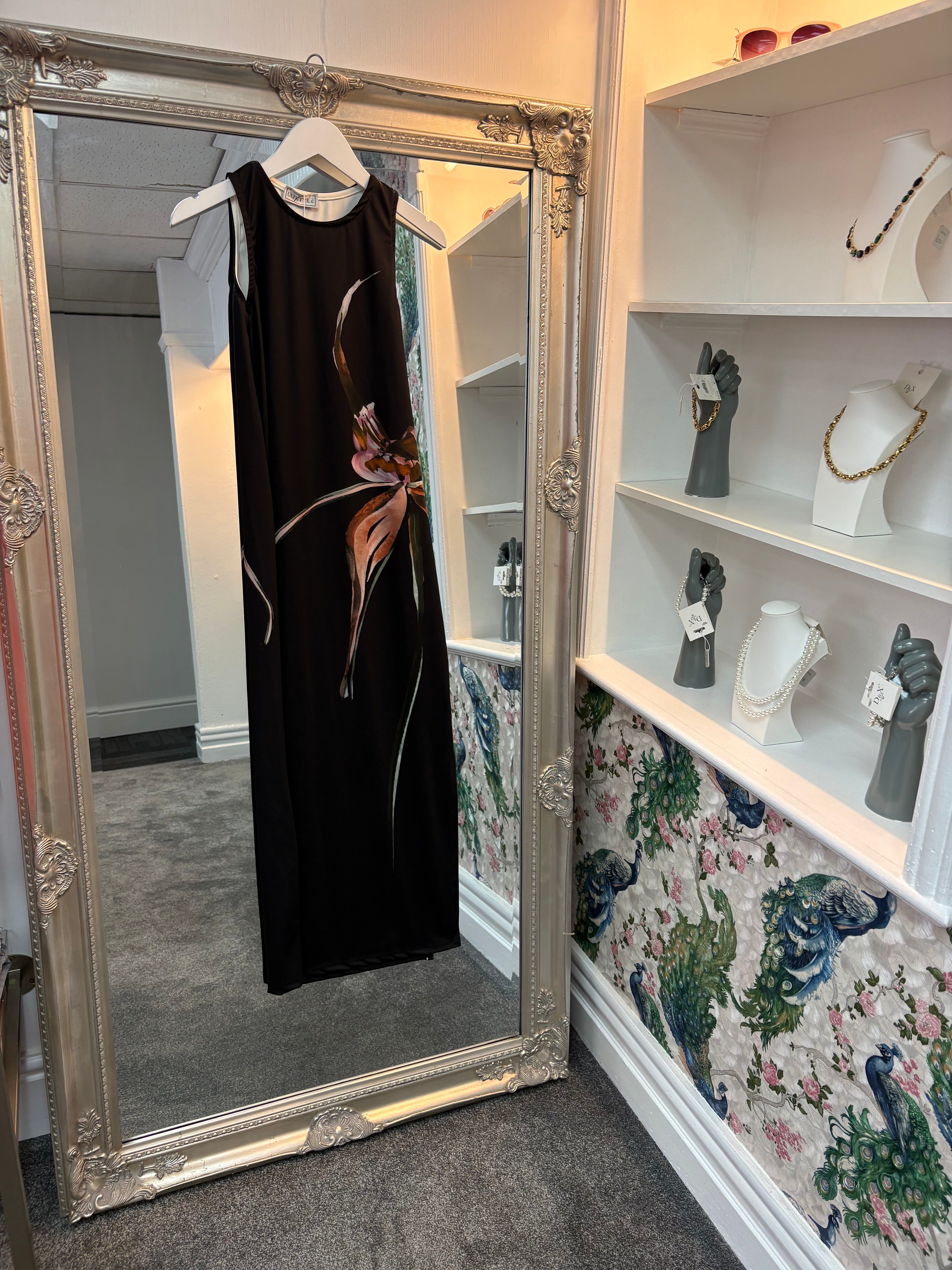 Luxtyle Floral Maxi Dress – One Size Fits 8–12