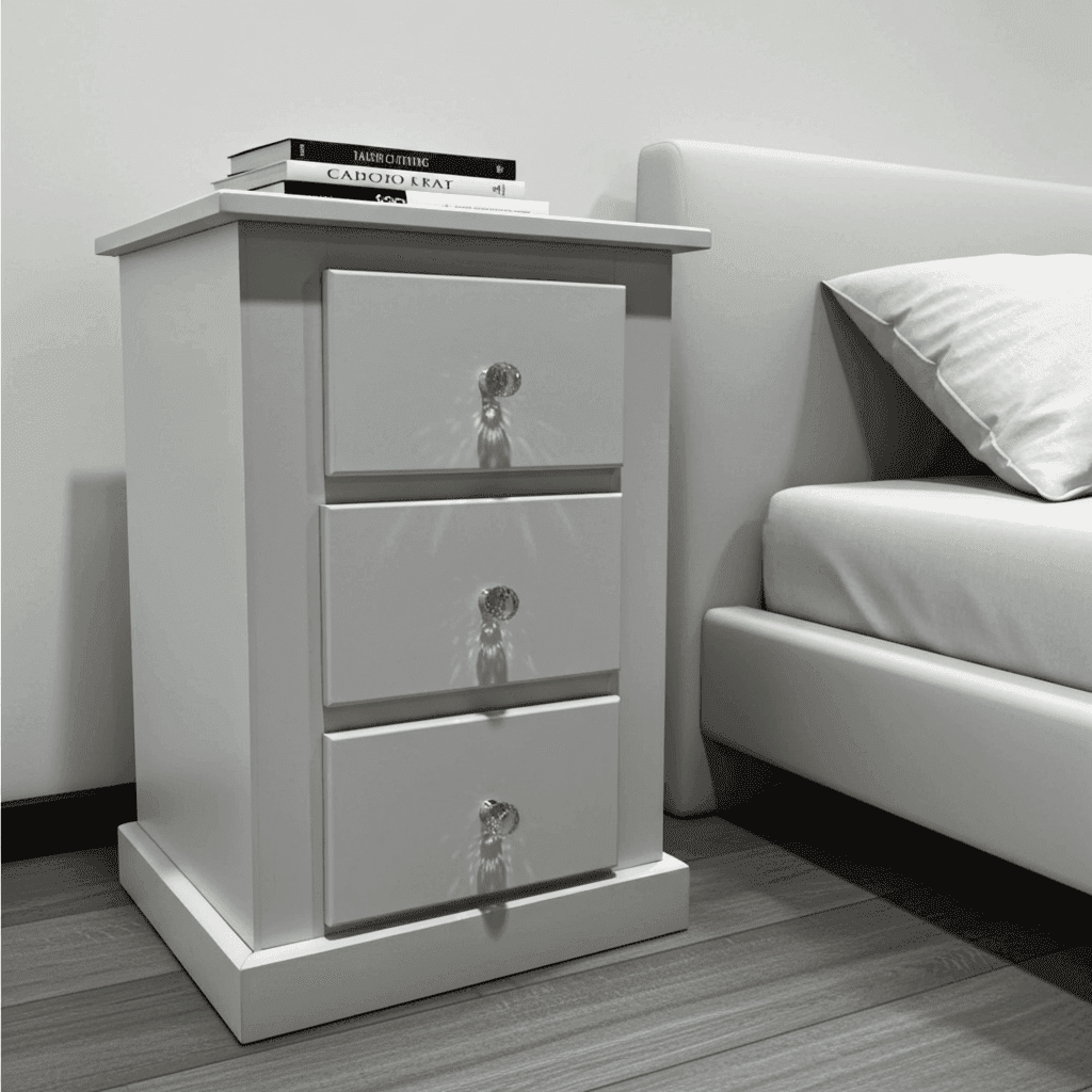 Aylesbury Mid Oak 3 Drawer Bedside Cabinet – Solid FSC-Certified Wood, Assembled