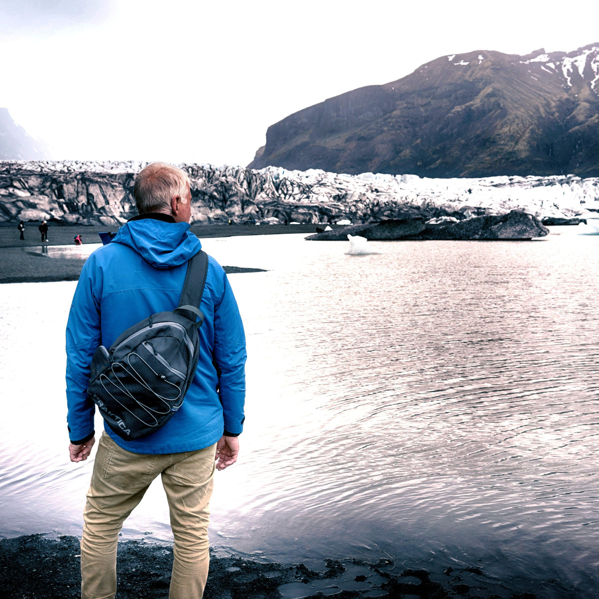 PRAKTICA All Weather Day 12L Backpack with Rain Cover & Binocular Pocket - Grey