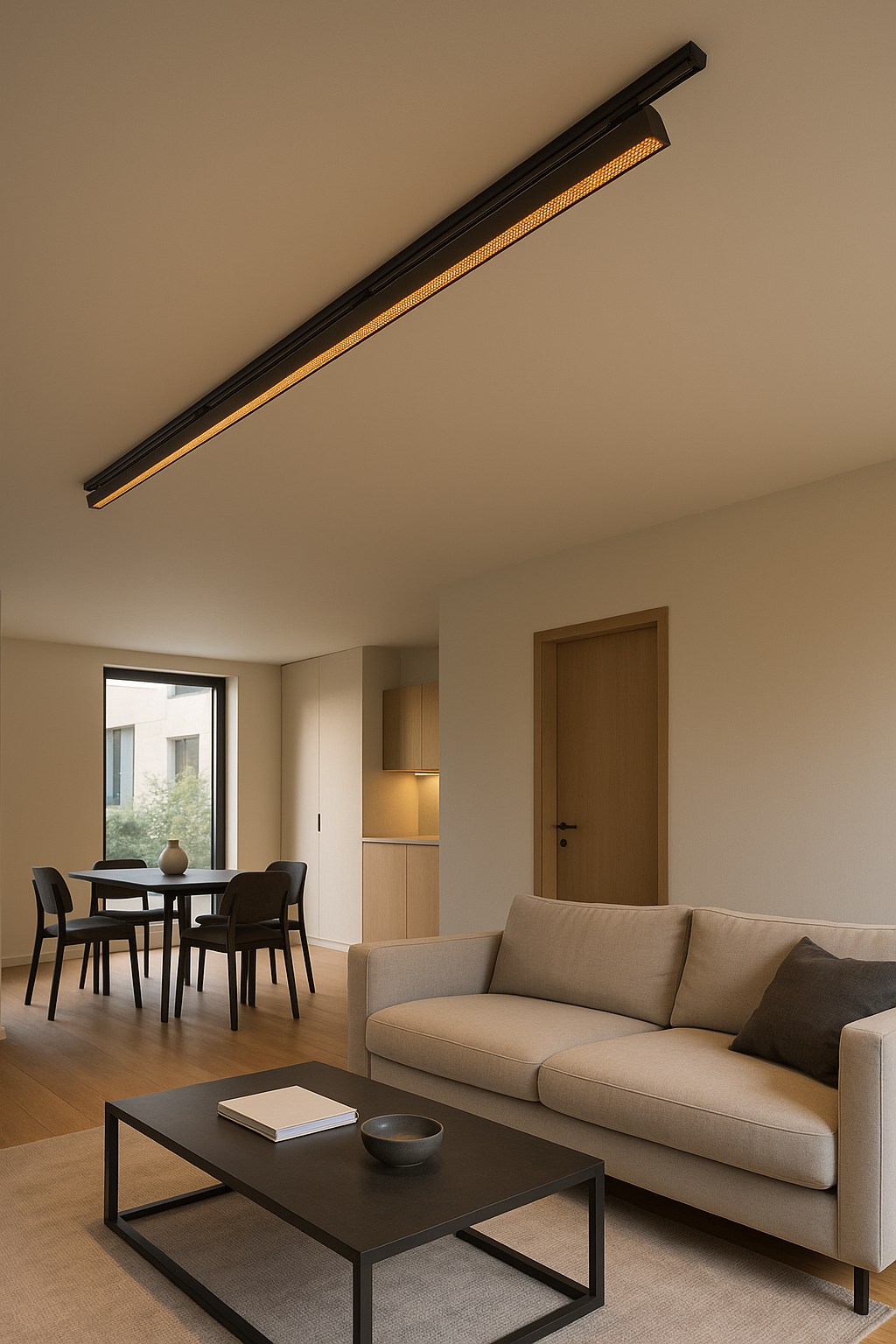 Linear Track Lights CCT V - 65172BT -  CCT Variable LED Linear track light, high lumen output ideal for shops and showrooms  Complete with driver