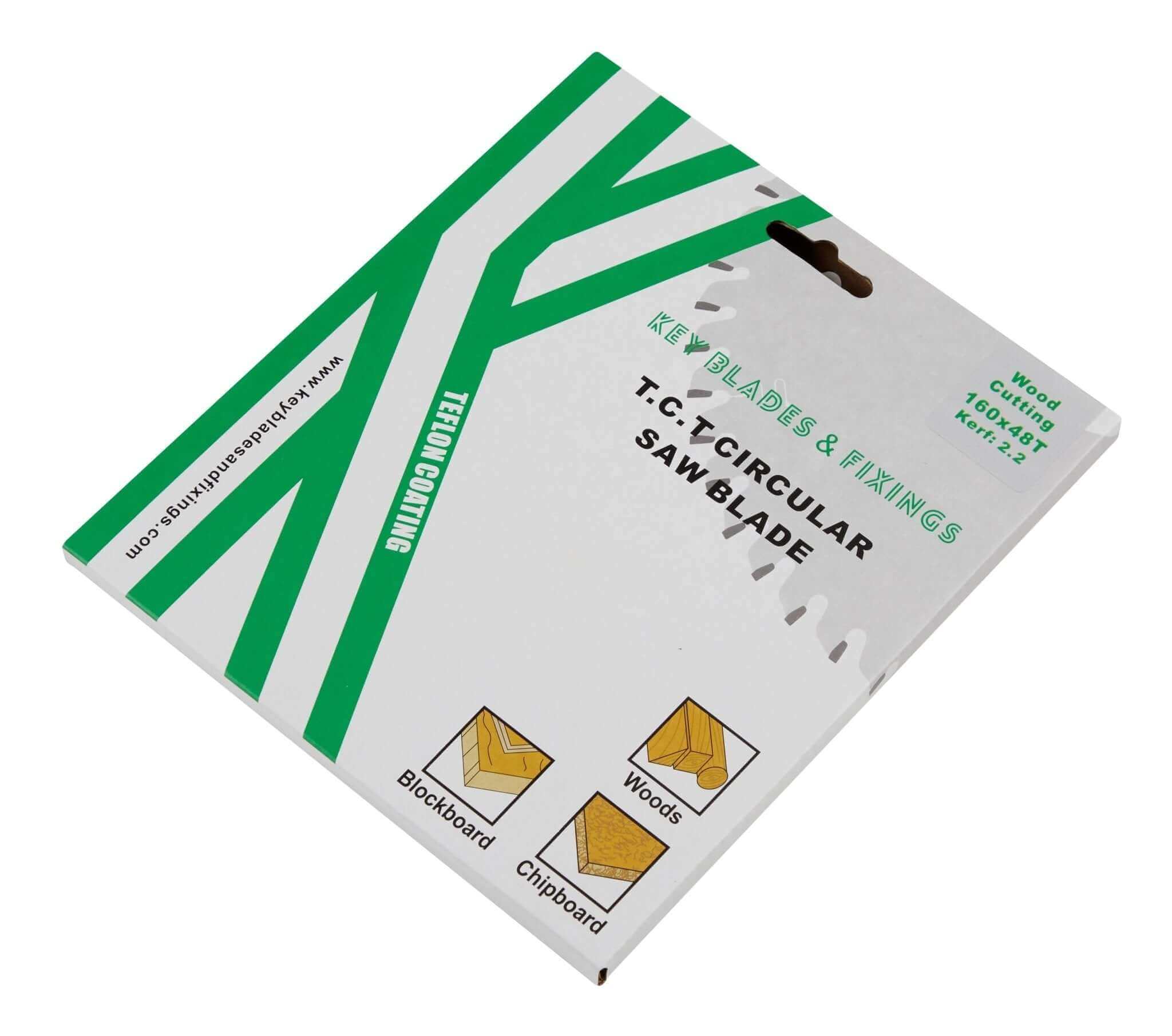 160mm x 20mm x 2.2mm 48 Tooth Track/Circular Saw Blade - 2204