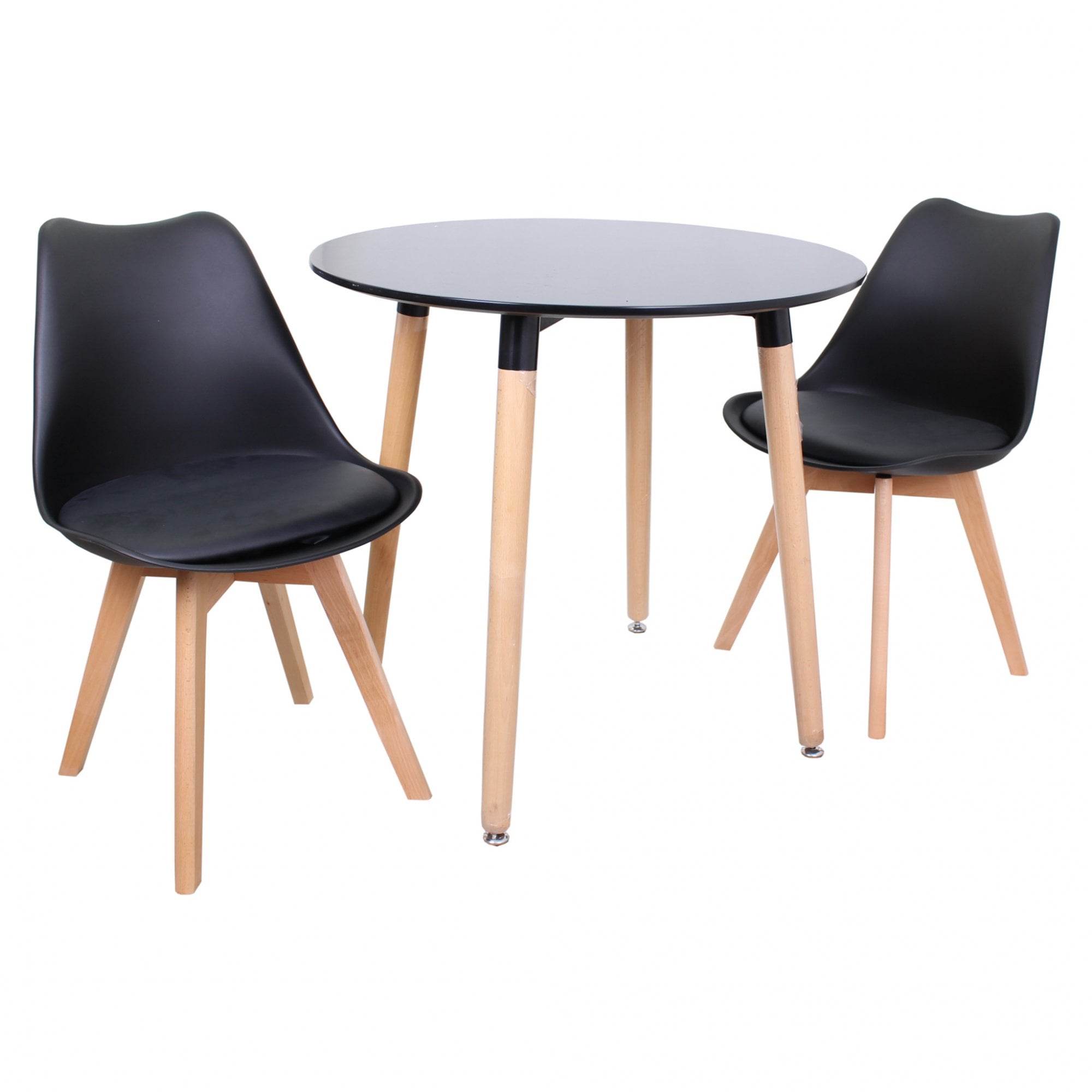 Jamie Lorenzo Halo Round Dining Set of 2