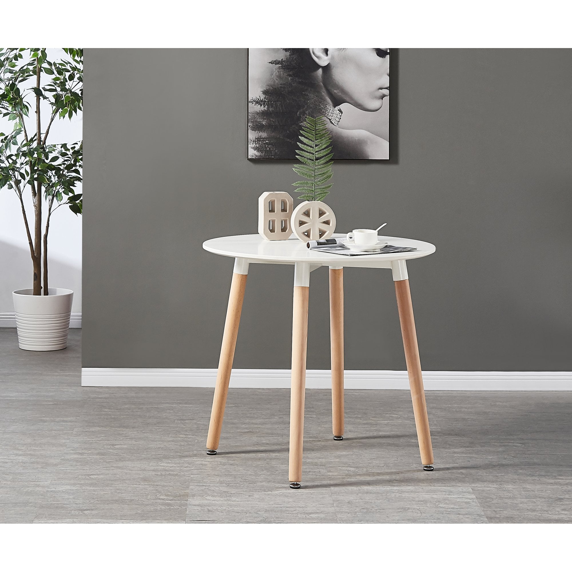 Jamie Lorenzo Halo Round Dining Set of 2