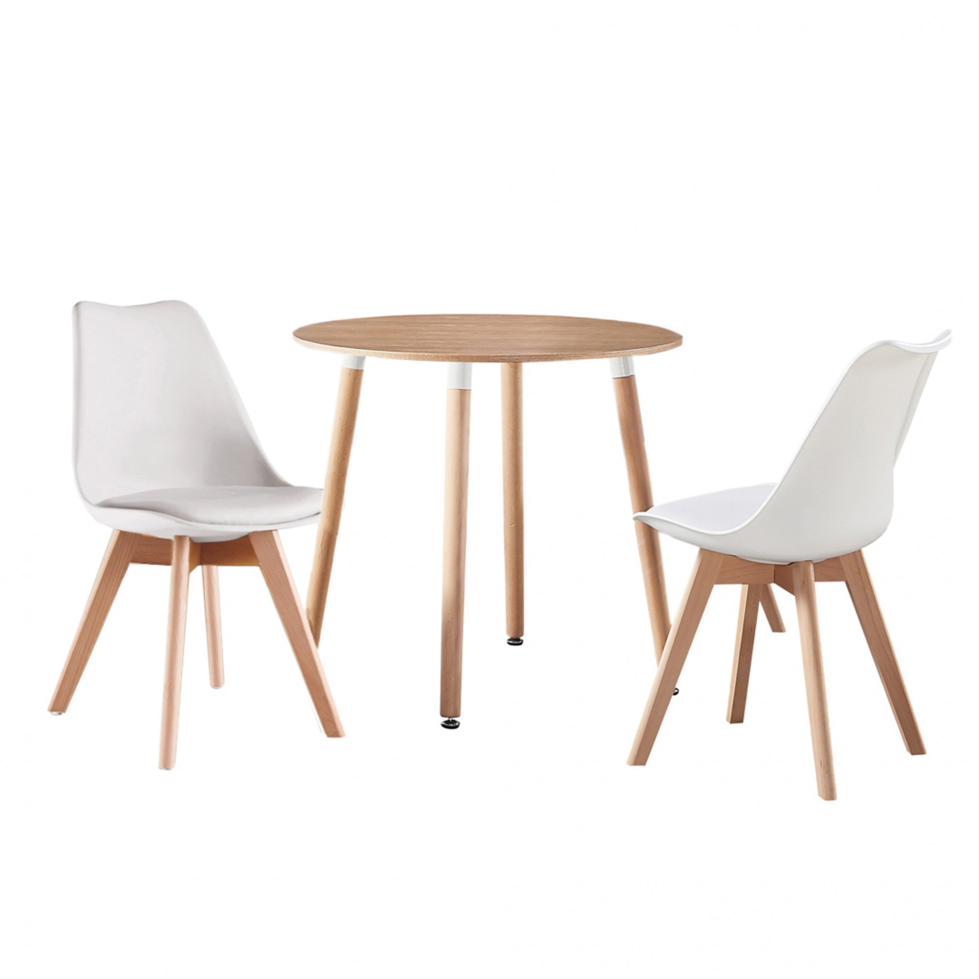 Jamie Lorenzo Halo Round Dining Set of 2
