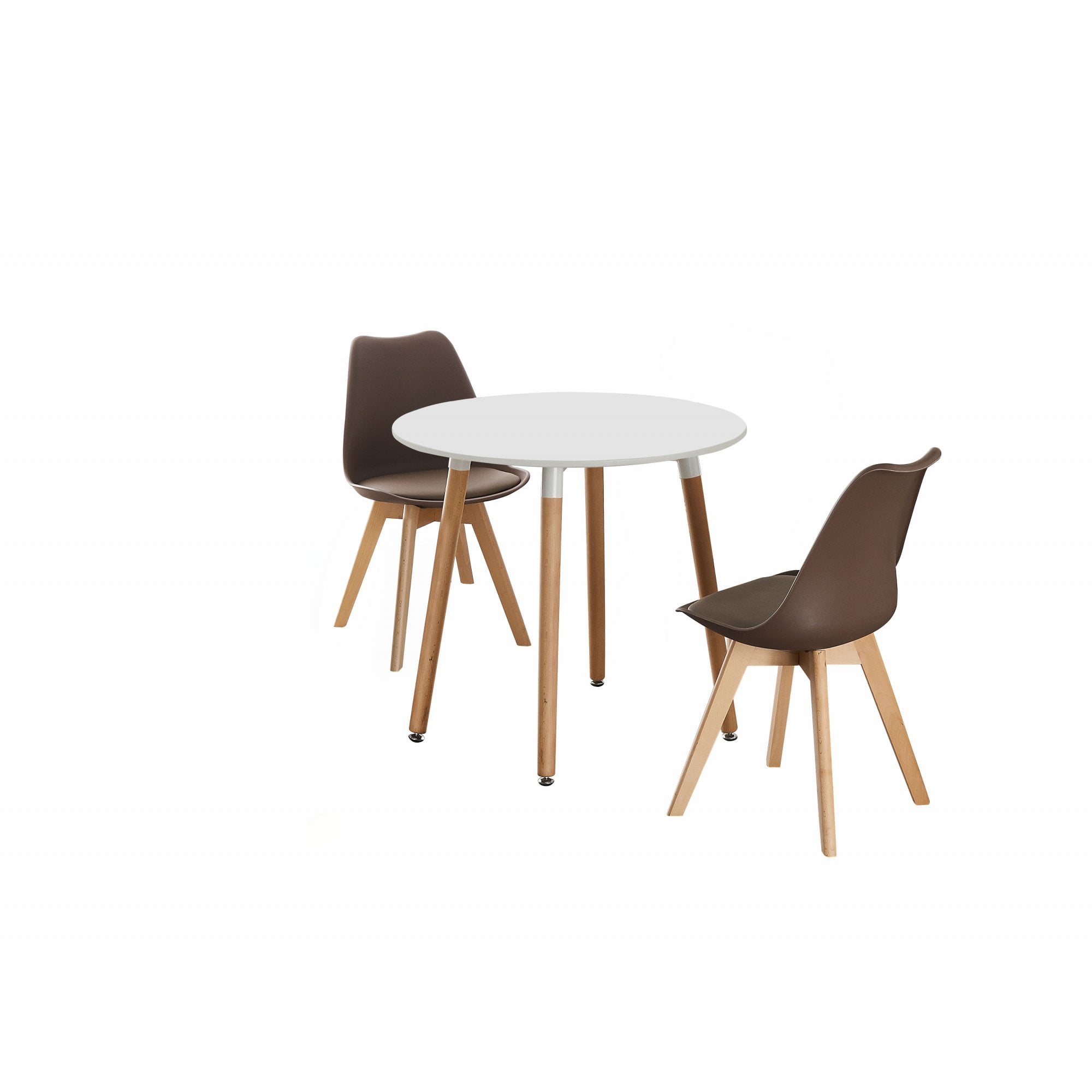 Jamie Lorenzo Halo Round Dining Set of 2