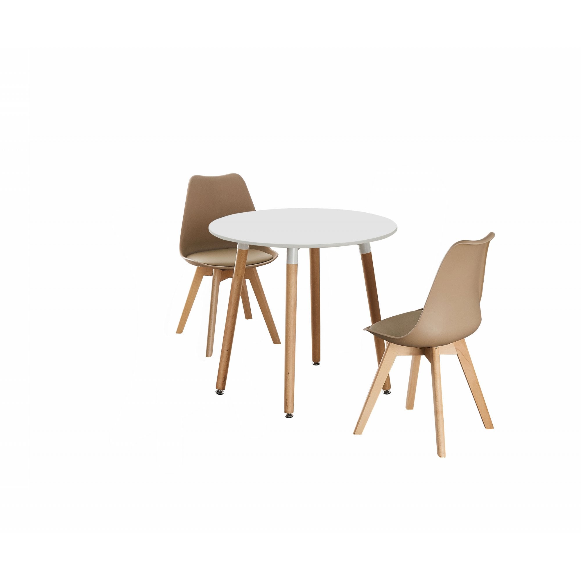 Jamie Lorenzo Halo Round Dining Set of 2