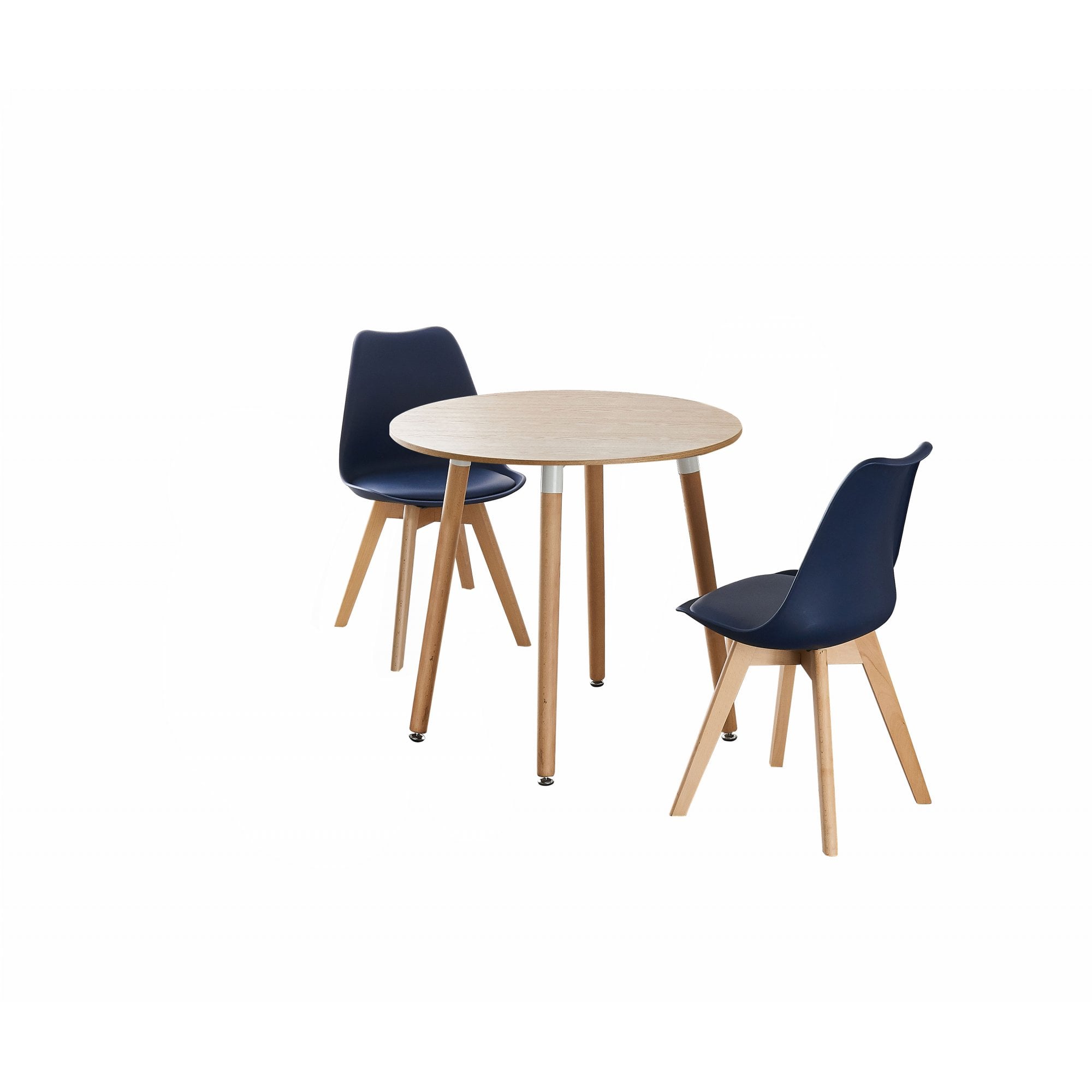 Jamie Lorenzo Halo Round Dining Set of 2