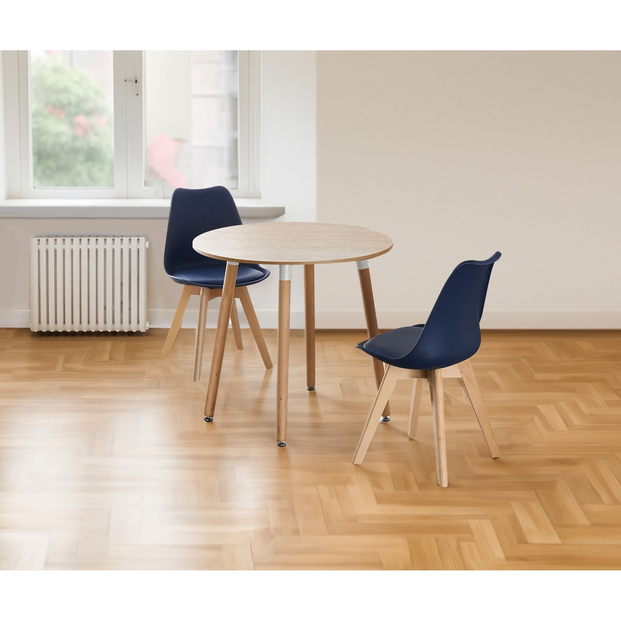 Jamie Lorenzo Halo Round Dining Set of 2