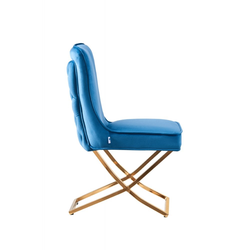 Trafalgar Velvet Dining Chair