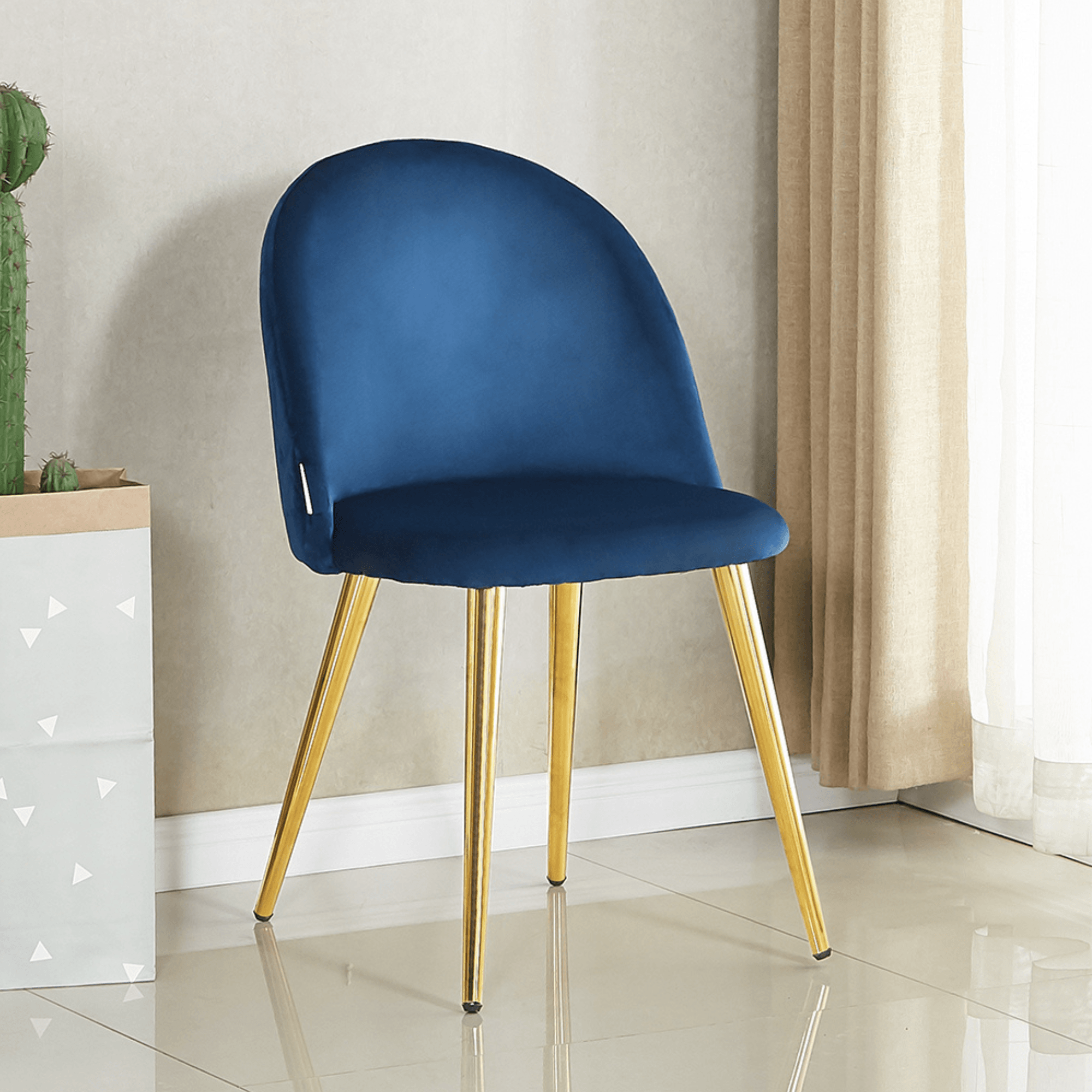 Lucia Velvet Dining Chair Set of 2