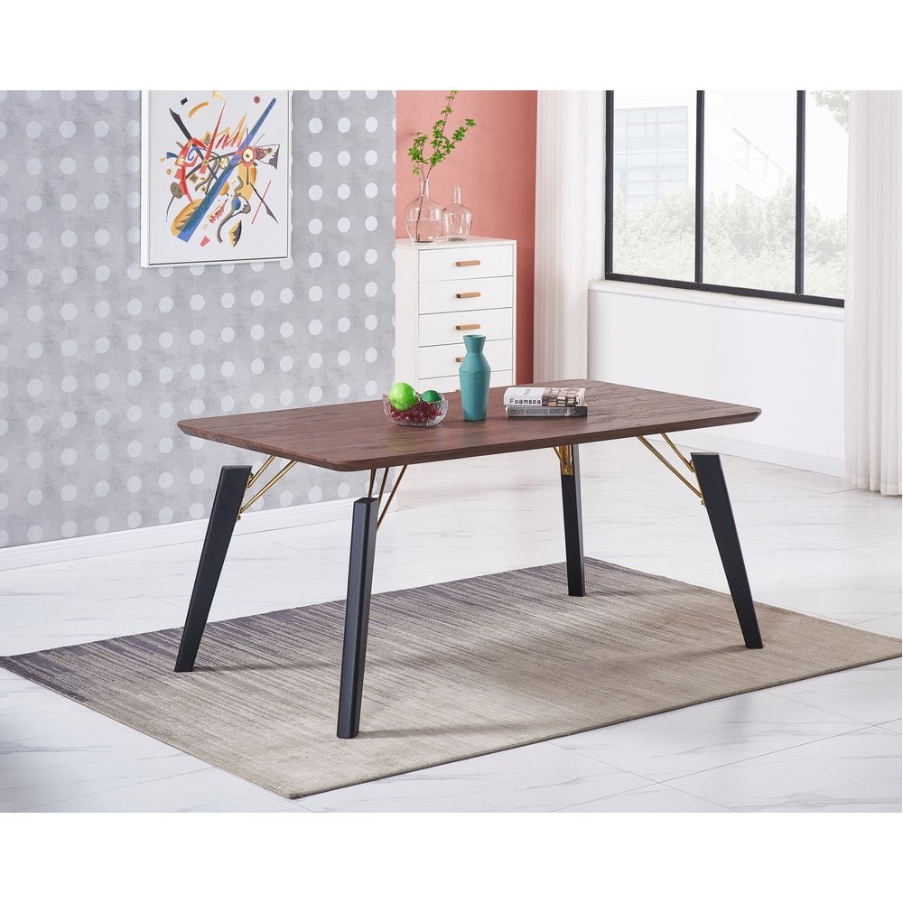 Windsor Cosmo Lux Dining Set | a Walnut Table and Set of 4 Chairs