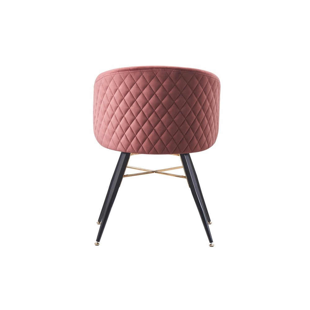 Vittorio LUX Velvet Dining Chair with Metal Legs - Perfect for Dining Room Living Room