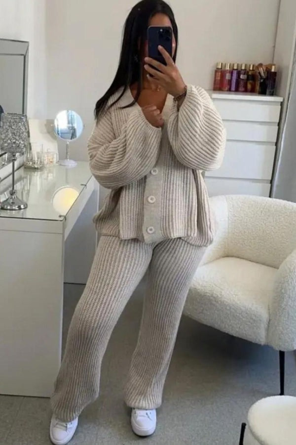 4 Buttons Loungewear Set