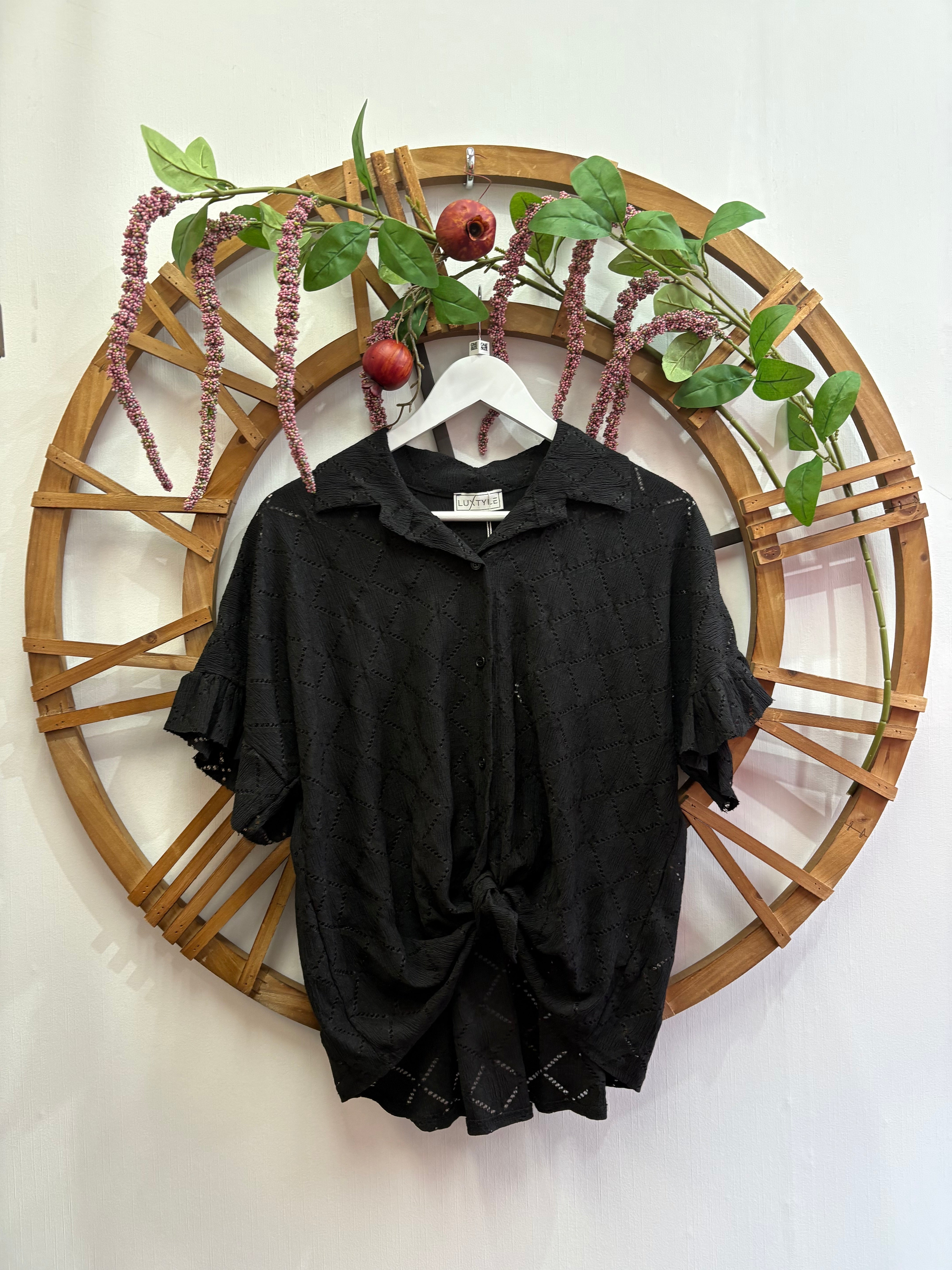 Luxtyle Diamond Pattern Trousers – One Size (Fits 8–18)