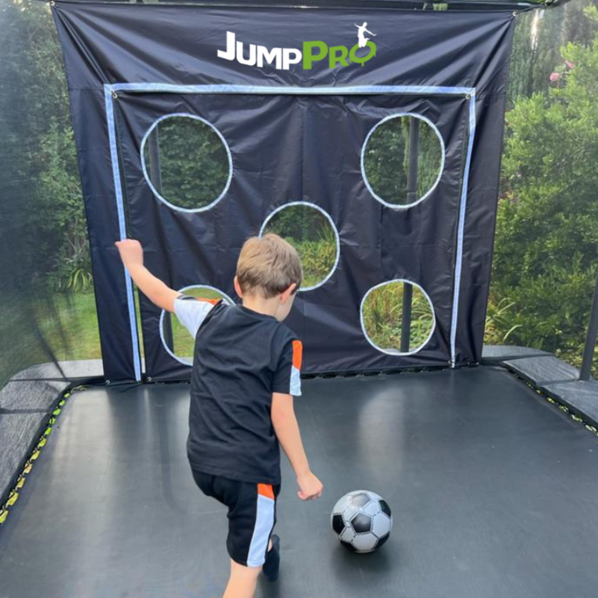 JumpPRO® Trampoline Goal (Small) - The Only Trampoline Football Goal in the World!