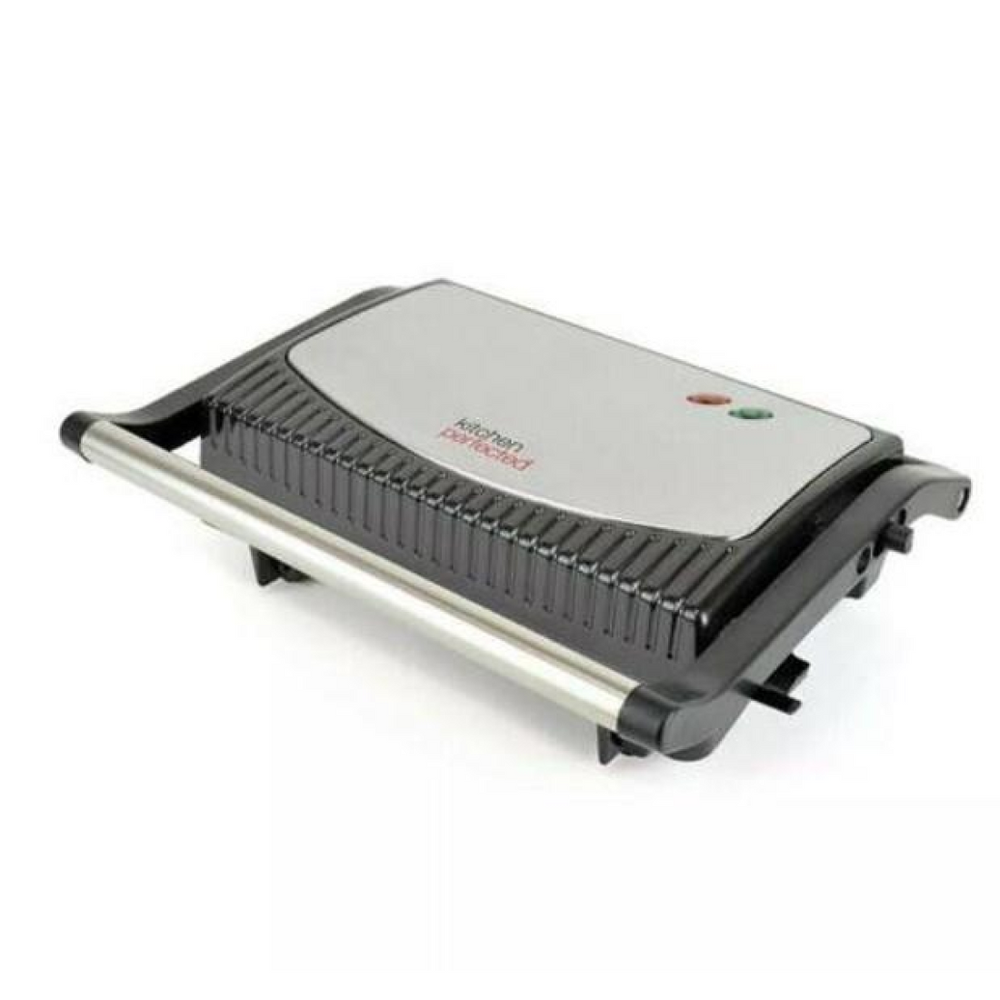 KitchenPerfected Health Grill and Panini Press - Black Steel